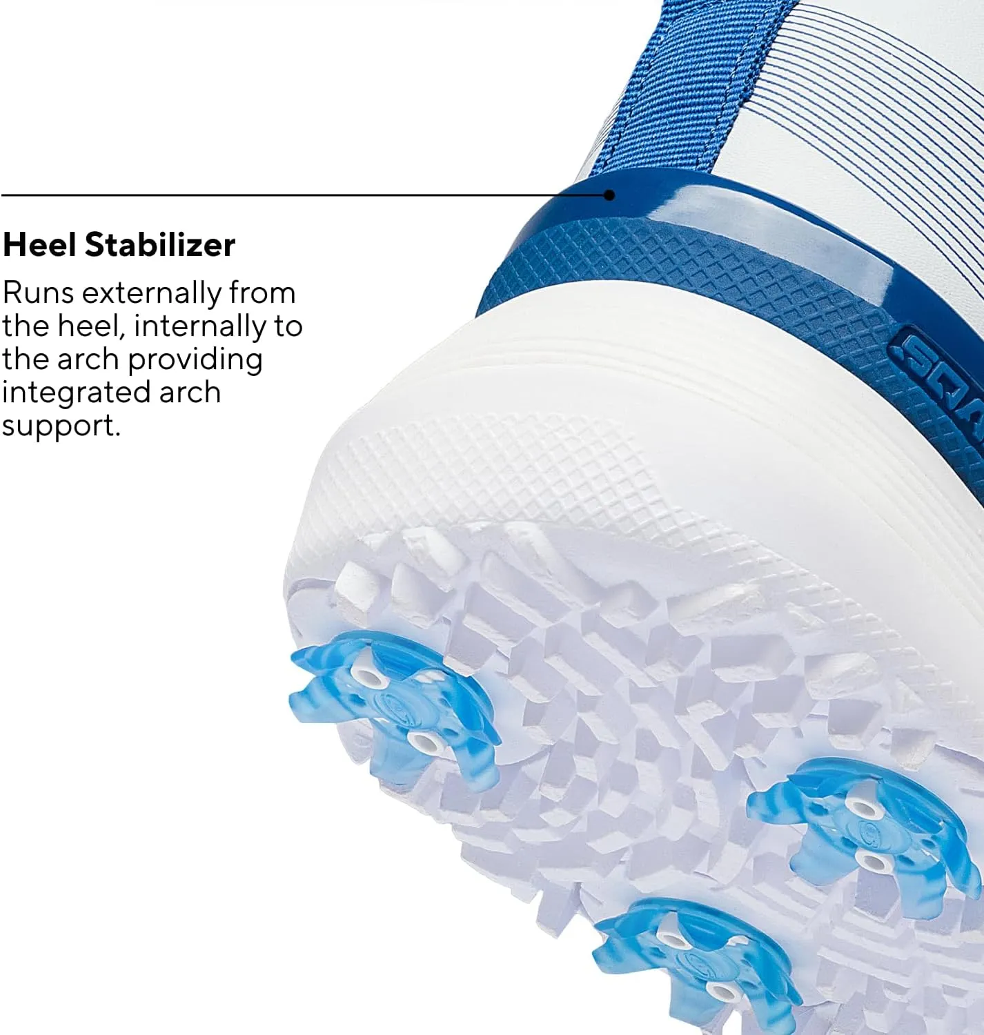 SQAIRZ Velo Men's Athletic Golf Shoes, New Golf Shoes, Designed for Balance & Performance, Replaceable Spikes, Waterproof, Golf Shoes Men with Spikes, Mens Golf Shoes, Golf Footwear