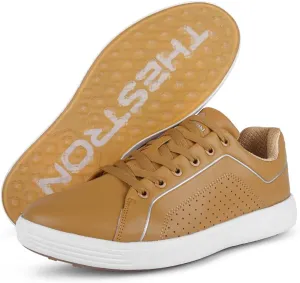 THESTRON Men's Golf Shoes Comfortable Non Slip Men Casual Sport Shoes for Golfing Lightweight Golf Sneakers