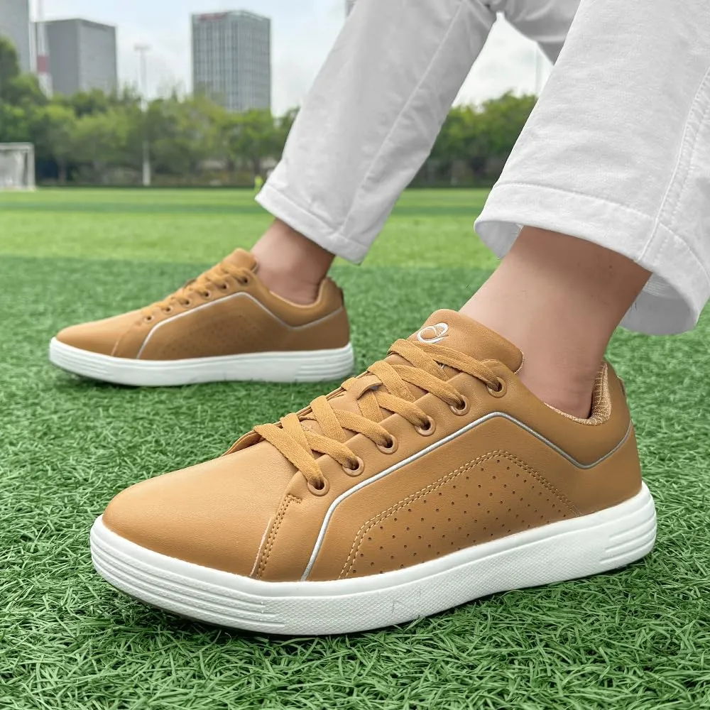 THESTRON Men's Golf Shoes Comfortable Non Slip Men Casual Sport Shoes for Golfing Lightweight Golf Sneakers
