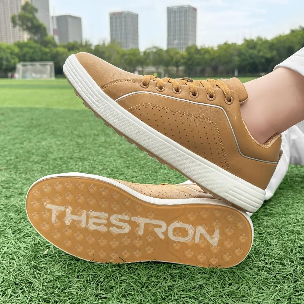 THESTRON Men's Golf Shoes Comfortable Non Slip Men Casual Sport Shoes for Golfing Lightweight Golf Sneakers