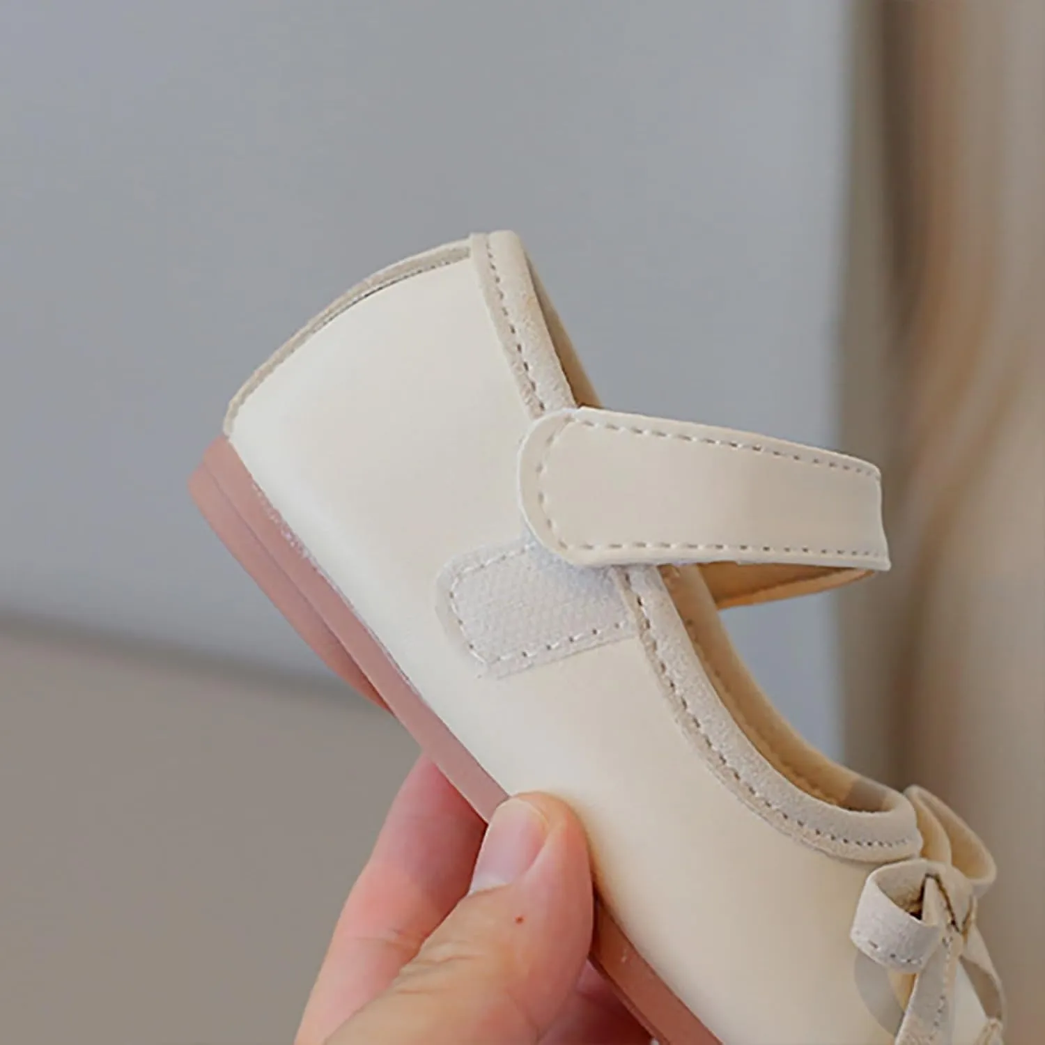 Toddler Baby Girls Mary Jane Shoes Sparkle Bow Ballerina Flats for Wedding Party Birthday Dress Shoes for Girls