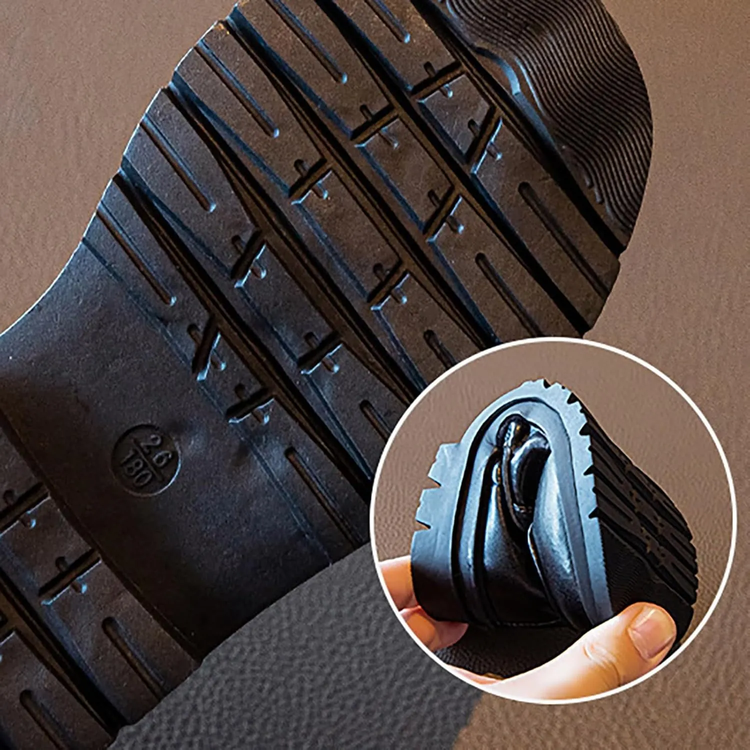 Toddler Boys Girls Loafers School Shoes Mary Jane Flat𝘀 Fashion Comfort Leather Round Toe Slip On Dress Shoes