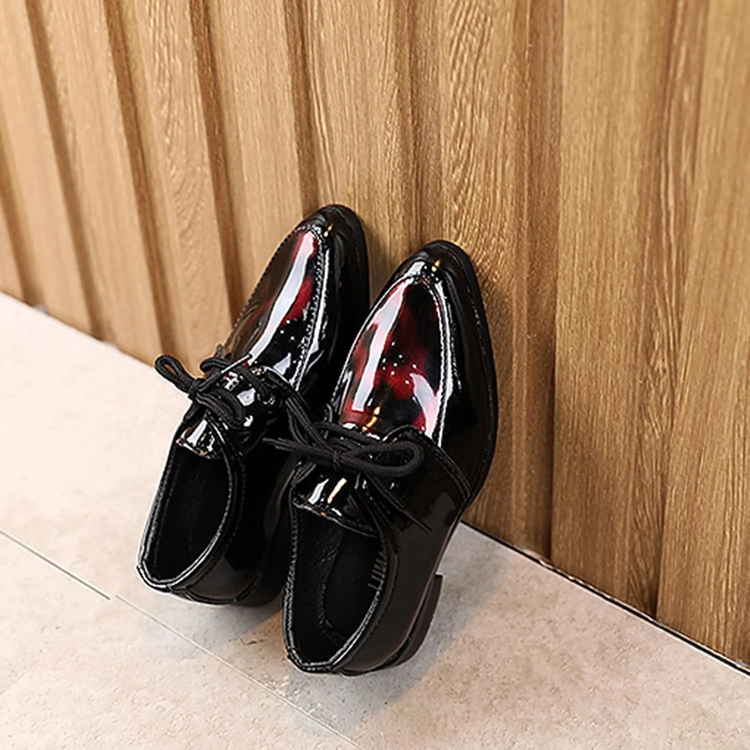 Toddler British Casual Children Student Perform Shoes Leather Baby Boys Boy's shoes spring outfits for baby girls