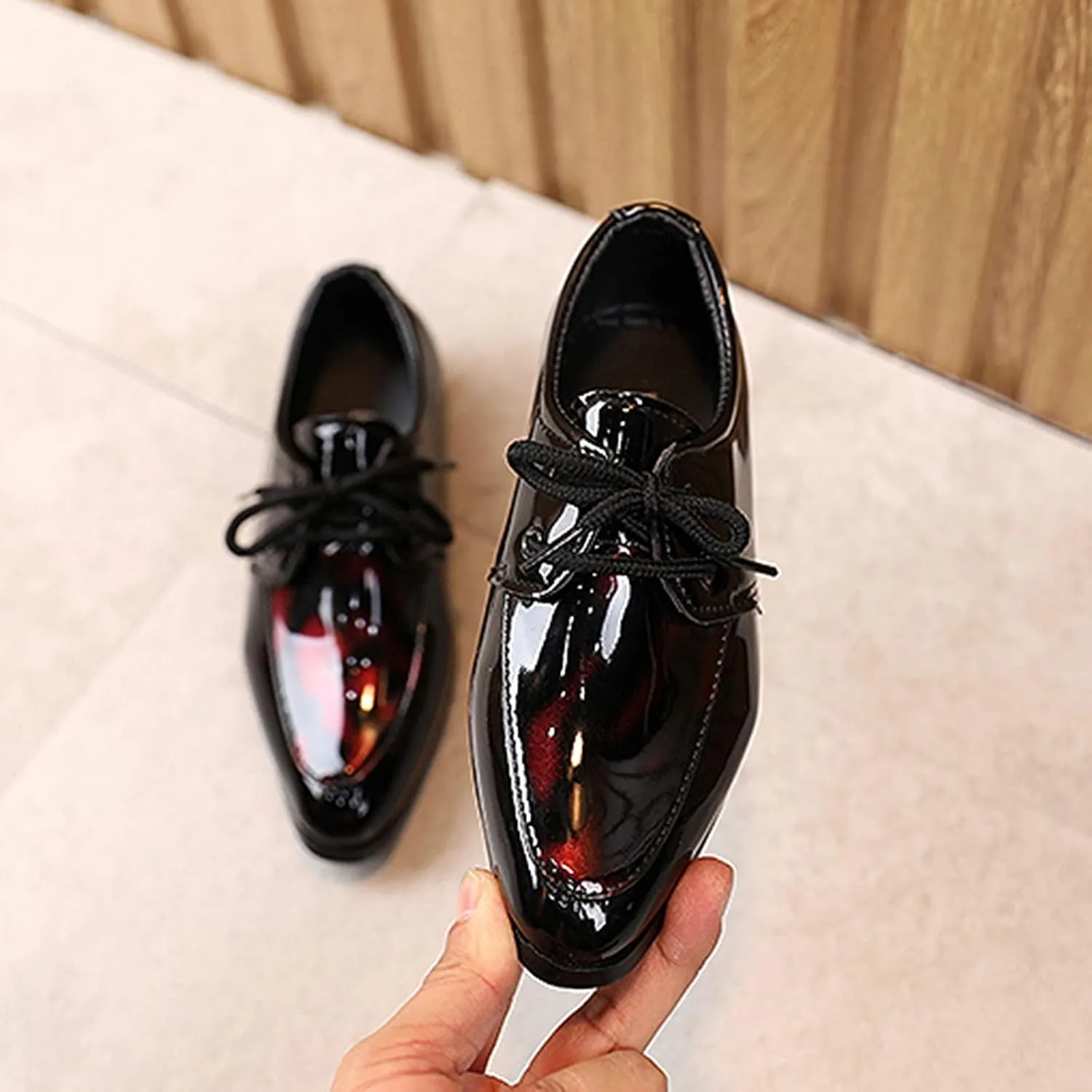Toddler British Casual Children Student Perform Shoes Leather Baby Boys Boy's shoes spring outfits for baby girls