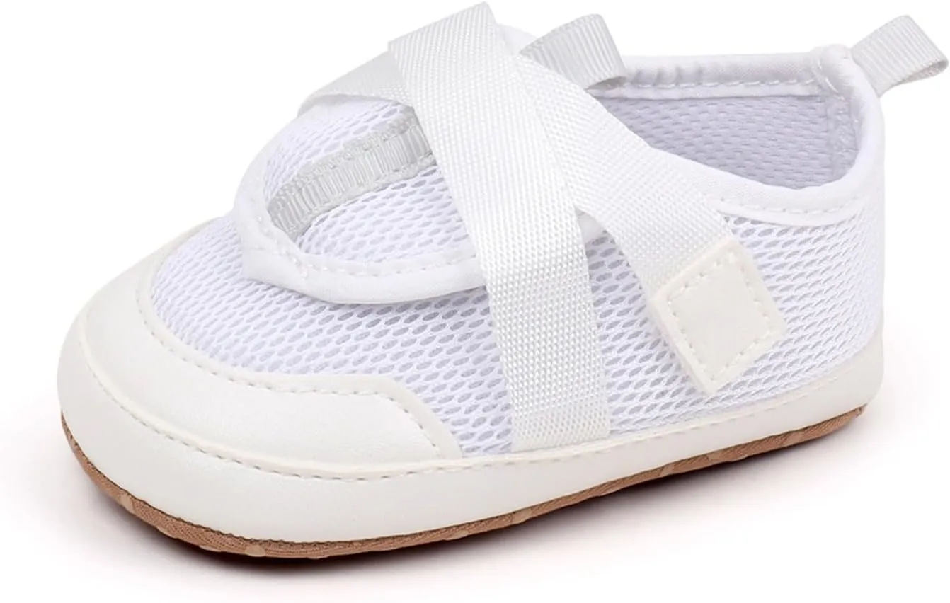 Toddler Slip On Shoes Baby Boy Girl Woven Loafers Mesh Sports Shoes Solid Color Baby Infant First Walking Shoes