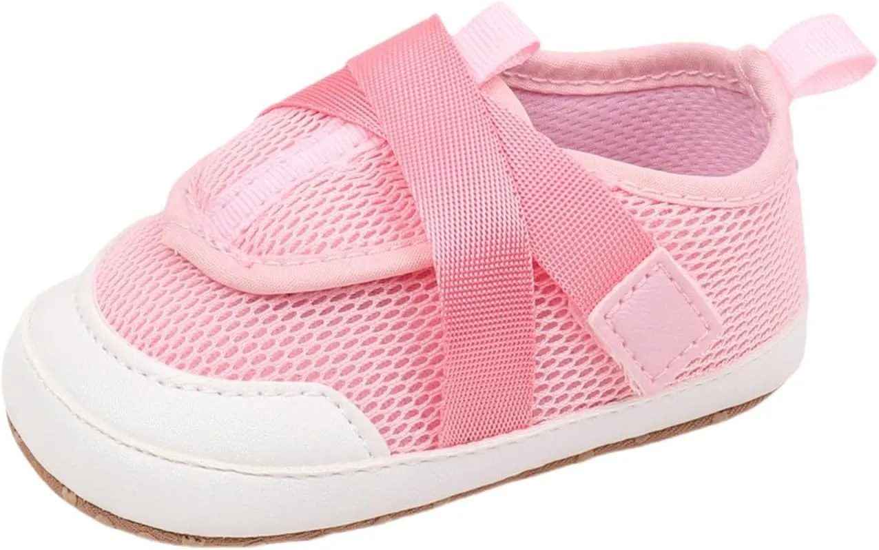 Toddler Slip On Shoes Baby Boy Girl Woven Loafers Mesh Sports Shoes Solid Color Baby Infant First Walking Shoes