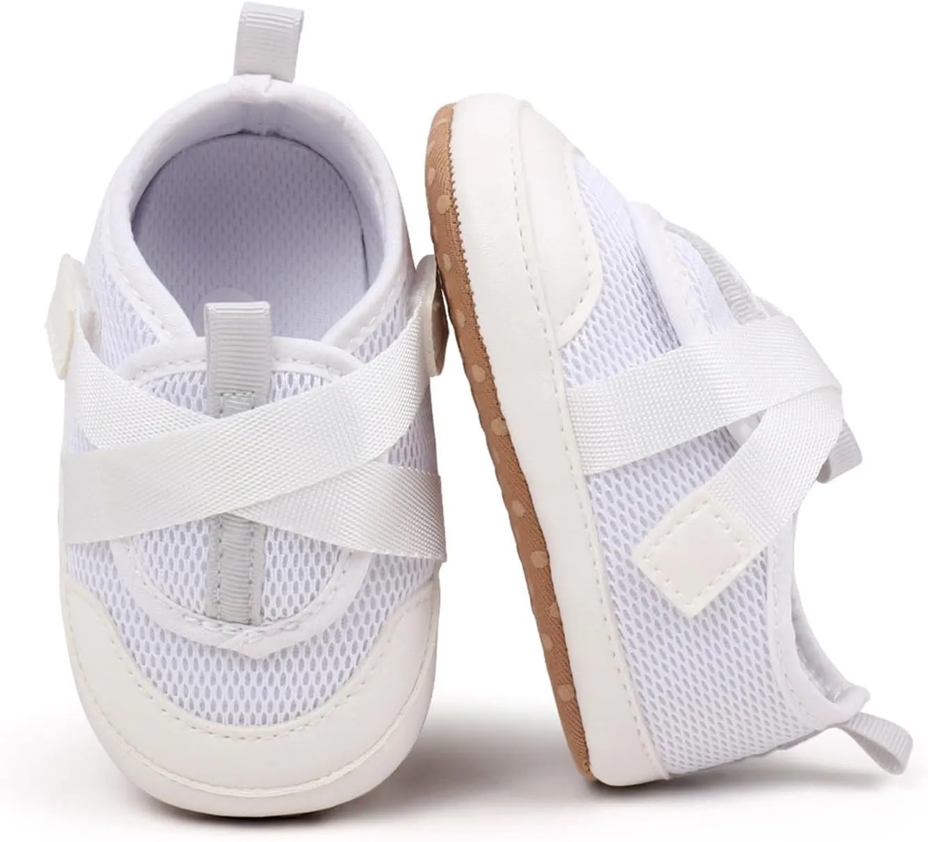 Toddler Slip On Shoes Baby Boy Girl Woven Loafers Mesh Sports Shoes Solid Color Baby Infant First Walking Shoes