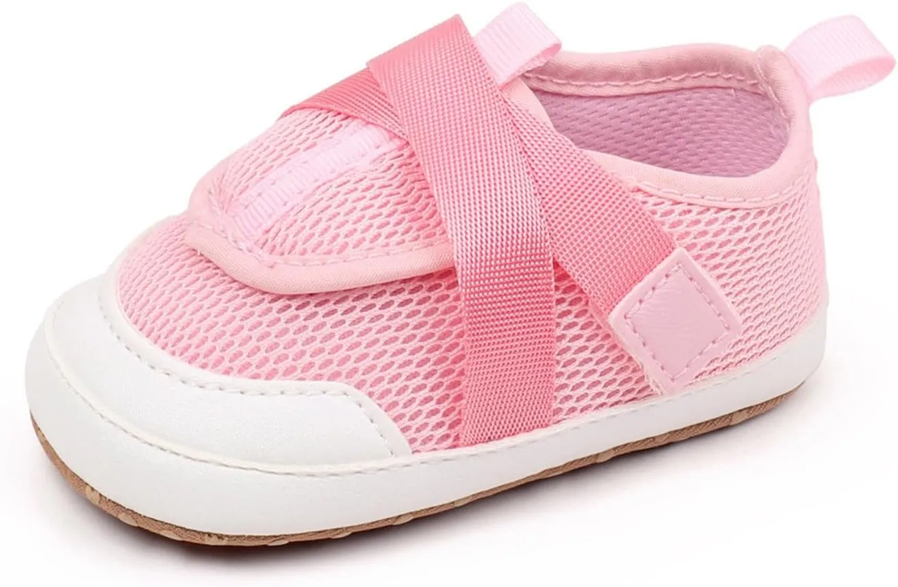 Toddler Slip On Shoes Baby Boy Girl Woven Loafers Mesh Sports Shoes Solid Color Baby Infant First Walking Shoes