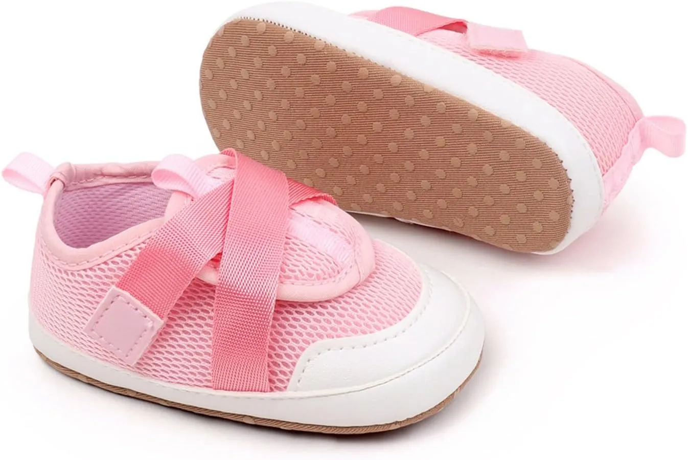 Toddler Slip On Shoes Baby Boy Girl Woven Loafers Mesh Sports Shoes Solid Color Baby Infant First Walking Shoes