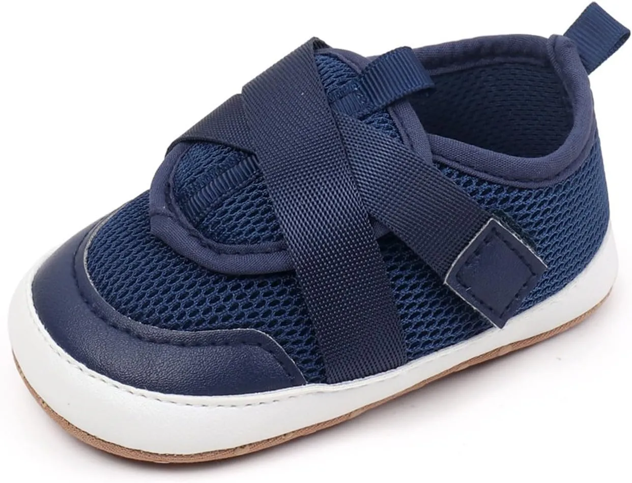 Toddler Slip On Shoes Baby Boy Girl Woven Loafers Mesh Sports Shoes Solid Color Baby Infant First Walking Shoes