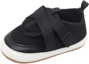 Toddler Slip On Shoes Baby Boy Girl Woven Loafers Mesh Sports Shoes Solid Color Baby Infant First Walking Shoes