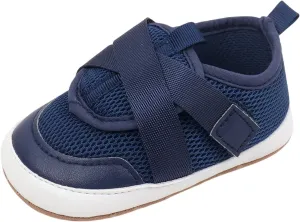 Toddler Slip On Shoes Baby Boy Girl Woven Loafers Mesh Sports Shoes Solid Color Baby Infant First Walking Shoes