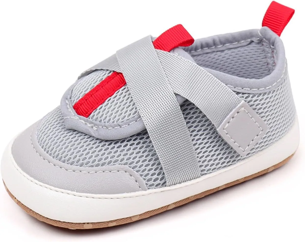 Toddler Slip On Shoes Baby Girl Boy Woven Loafers Mesh Sports Shoes Baby Infant Solid Color First Walking Shoes