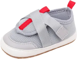 Toddler Slip On Shoes Baby Girl Boy Woven Loafers Mesh Sports Shoes Baby Infant Solid Color First Walking Shoes