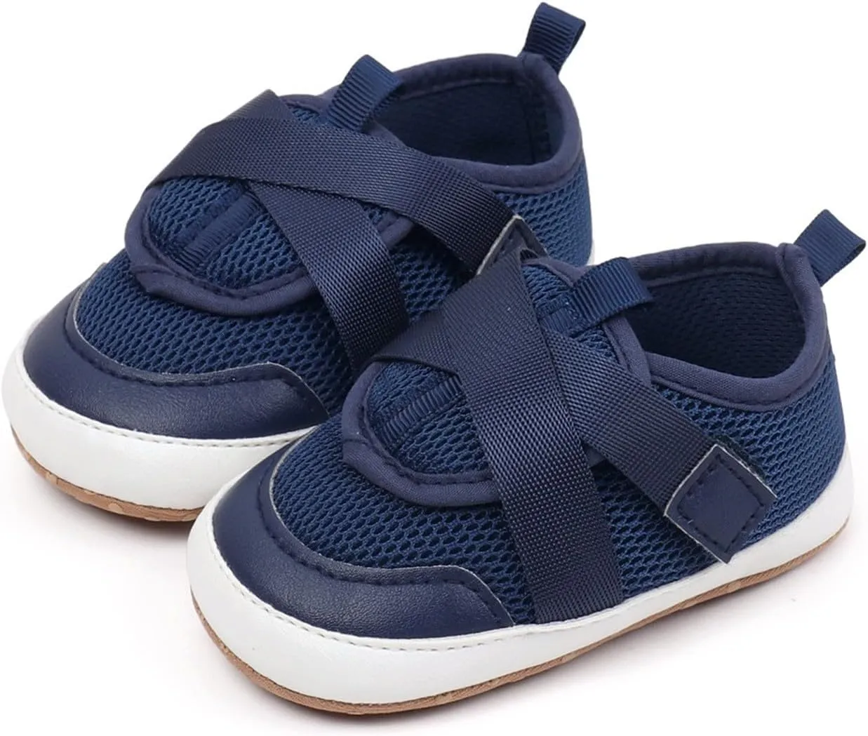 Toddler Slip On Shoes Baby Girl Boy Woven Loafers Mesh Sports Shoes Baby Infant Solid Color First Walking Shoes