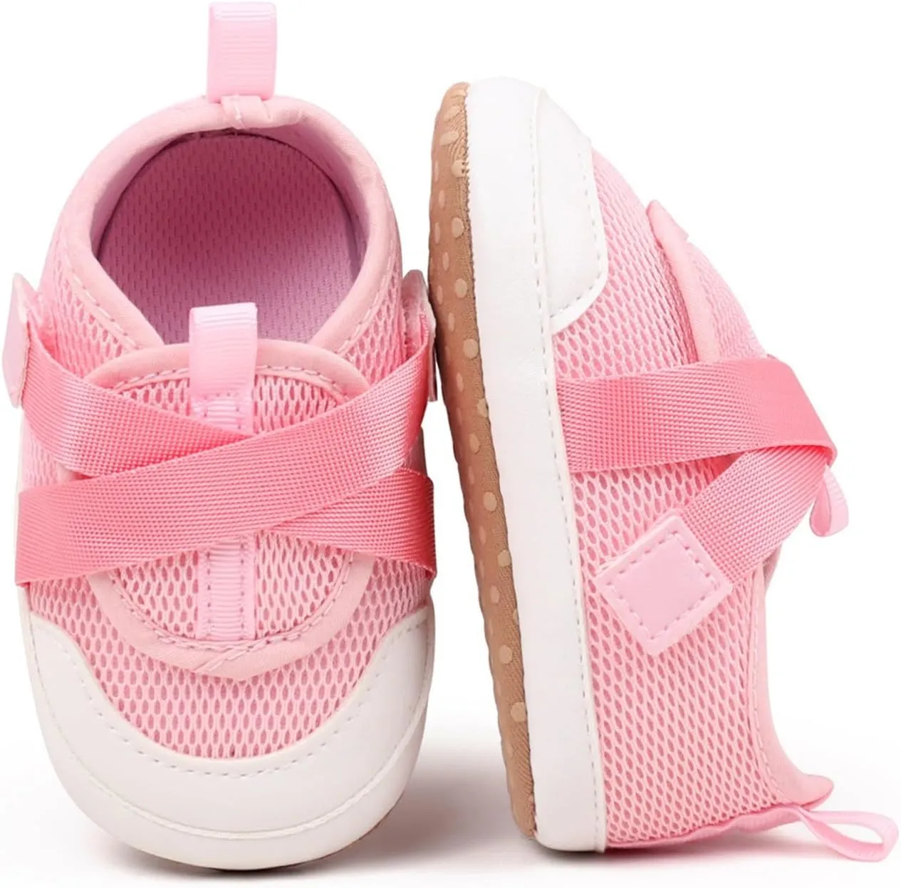 Toddler Slip On Shoes Baby Girl Boy Woven Loafers Mesh Sports Shoes Baby Infant Solid Color First Walking Shoes