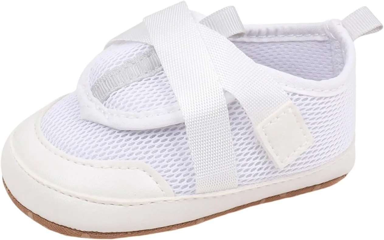 Toddler Slip On Shoes Baby Girl Boy Woven Loafers Mesh Sports Shoes Baby Infant Solid Color First Walking Shoes