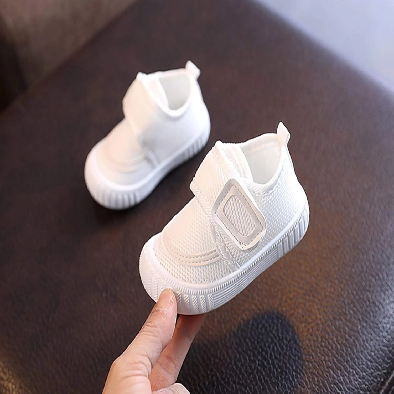 Toddlers Shoes Boys Toddler Mesh Woven Loafers Solid Sports Baby Shoes Shoes Flying Color Leather Baby Shoe