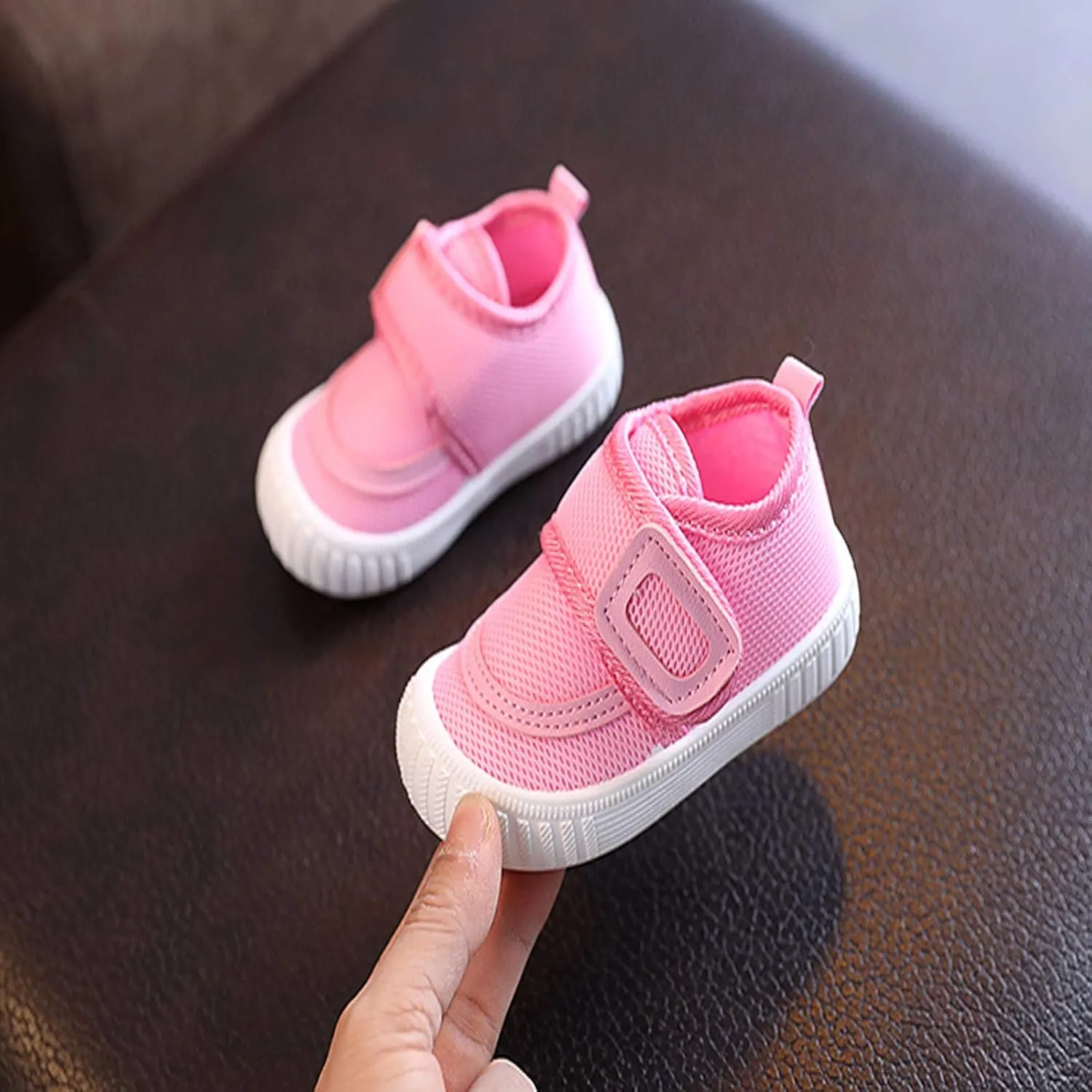 Toddlers Shoes Boys Toddler Mesh Woven Loafers Solid Sports Baby Shoes Shoes Flying Color Leather Baby Shoe