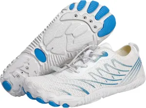 Water Hiking Shoes for Women Men, Unisex Grounded Footwear with Wide Toe Box & Non-Slip, Breathable Quick Dry Aqua Swim Shoes, Barefoot Sneakers for Walking Trail Running Swimming Outdoor