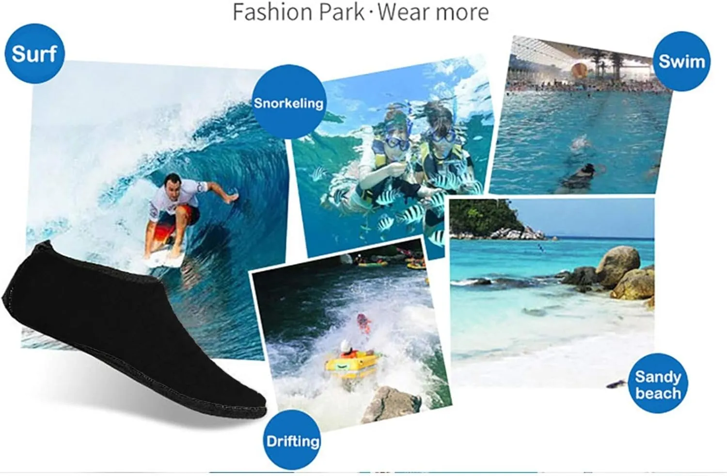 Water Shoes Men Breathable Barefoot Shoes Mens Water Hiking Shoes Mens Wide Water Shoes Wide Width Outdoor Water Sandal for Beach Swim Surf Yoga Exercise