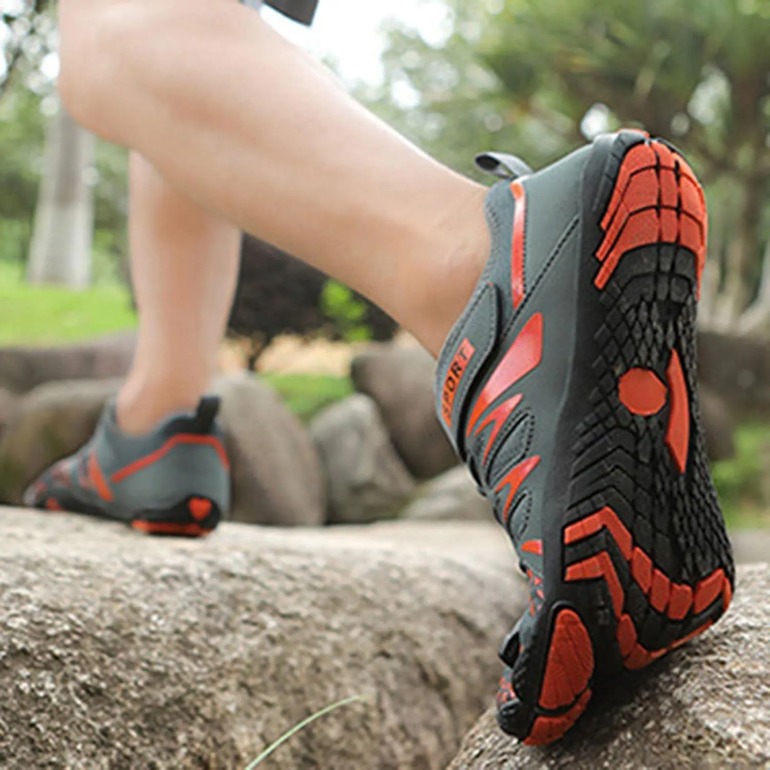 Water Shoes Men Wide Width Breathable Non Slip Athletic Water Hiking Shoes Women Mens Water Shoes Size 14 Wide Outdoor Water Sandal for Swimming Fishing