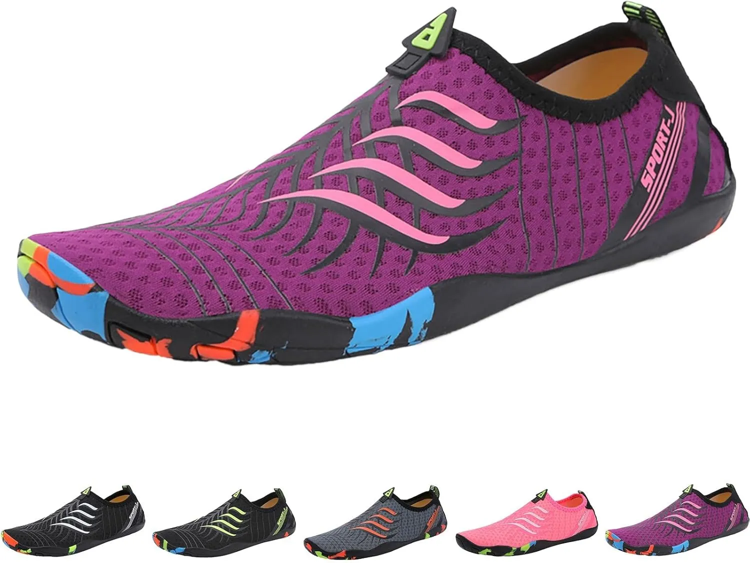 Water Shoes Mens Breathable Non Slip Athletic Water Hiking Shoes for Women Non Slip Cute Water Shoes Minimalist Shoes for Swimming Fishing