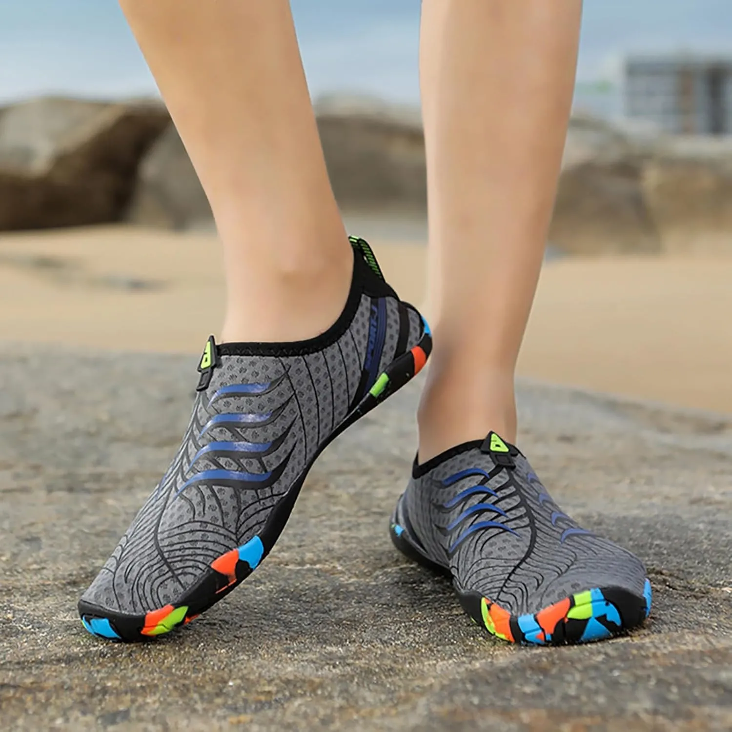 Water Shoes Mens Breathable Non Slip Athletic Water Hiking Shoes for Women Non Slip Cute Water Shoes Minimalist Shoes for Swimming Fishing