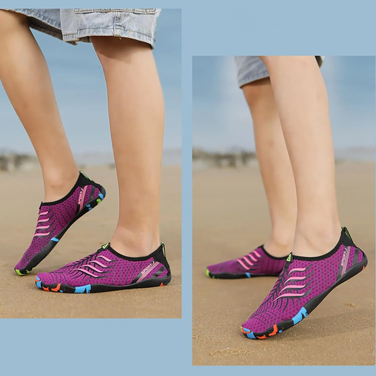Water Shoes Mens Breathable Non Slip Athletic Water Hiking Shoes for Women Non Slip Cute Water Shoes Minimalist Shoes for Swimming Fishing