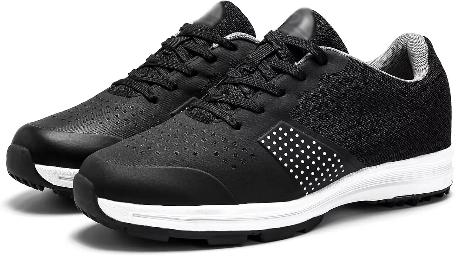 Waterproof Golf Shoes for Men Classic Mens Golf Trainers Professional Spiked Footwear Outdoor Anti Slip Walking Footwears