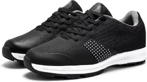 Waterproof Golf Shoes for Men Classic Mens Golf Trainers Professional Spiked Footwear Outdoor Anti Slip Walking Footwears