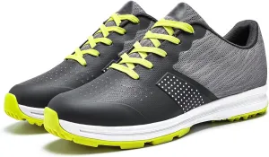 Waterproof Golf Shoes for Men Classic Mens Golf Trainers Professional Spiked Footwear Outdoor Anti Slip Walking Footwears