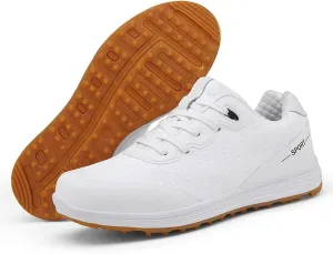 Women's Athletic Golf Shoes Breathable Spikeless Golfers Sneakers Men Professional Golf Trainers Anti Slip Walking Footwears