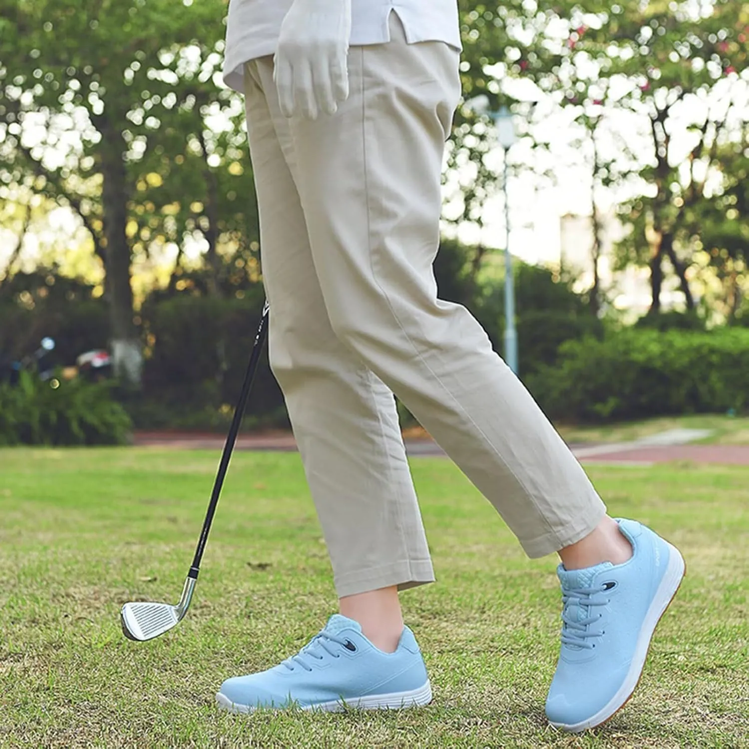 Women's Athletic Golf Shoes Men Professional Golf Trainers Breathable Spikeless Golfers Sneakers Anti Slip Walking Footwears