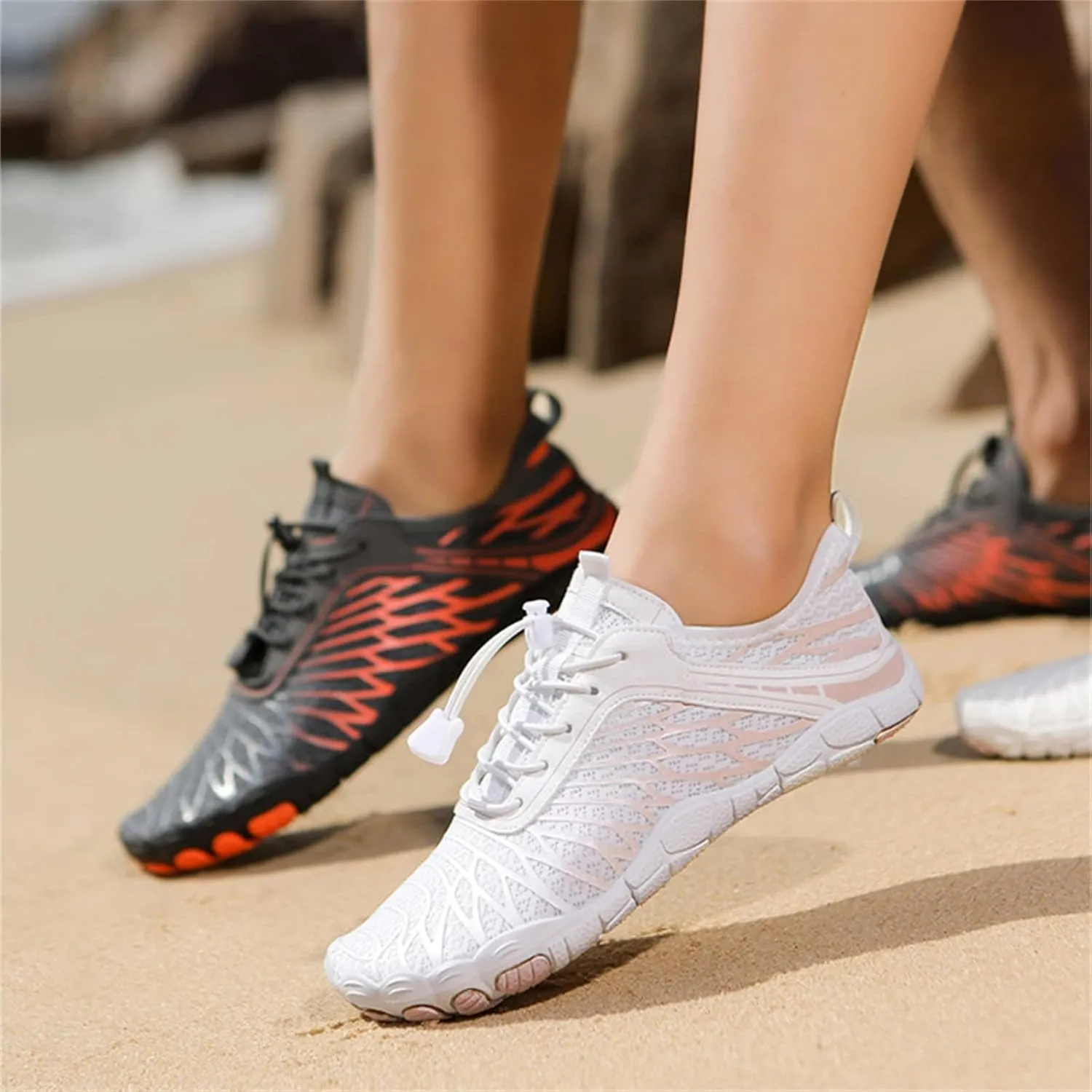 Women's Water Shoes, Men Barefoot Grounded Footwear Quick Dry Aqua Shoes for Unisex Hike Hiking Workout Beach Swimming