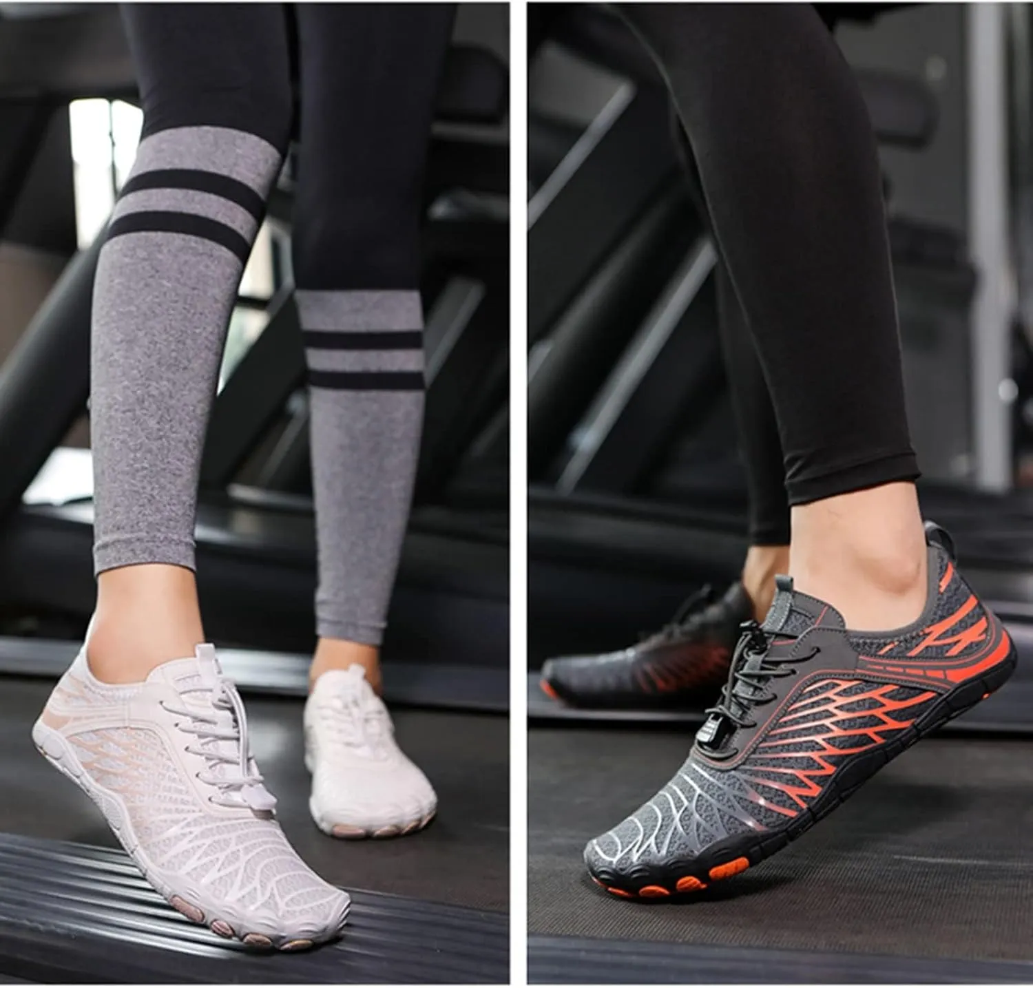 Women's Water Shoes, Men Barefoot Grounded Footwear Quick Dry Aqua Shoes for Unisex Hike Hiking Workout Beach Swimming