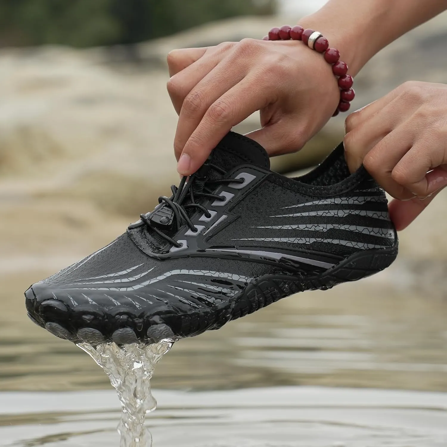 Women's Water Shoes, Men Barefoot Grounded Footwear Quick Dry Aqua Shoes for Unisex Hike Hiking Workout Beach Swimming