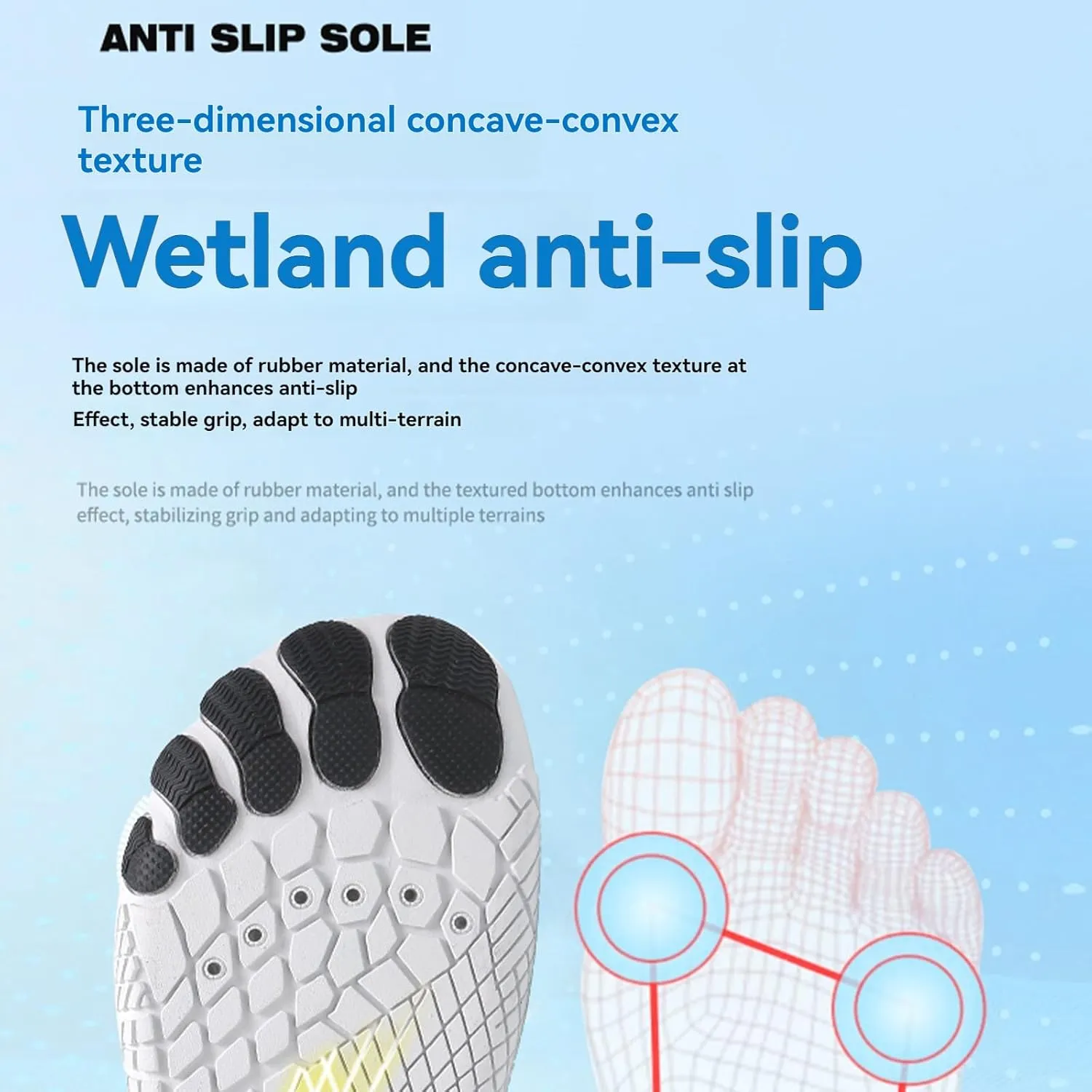 Women's Water Shoes, Men Barefoot Grounded Footwear Quick Dry Aqua Shoes for Unisex Hike Hiking Workout Beach Swimming