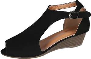 Women's Wedge Sandals Casual Bohemia Orthopedic Platform Sandal Fashion Trendy Ankle Strap Open Toe Shoes