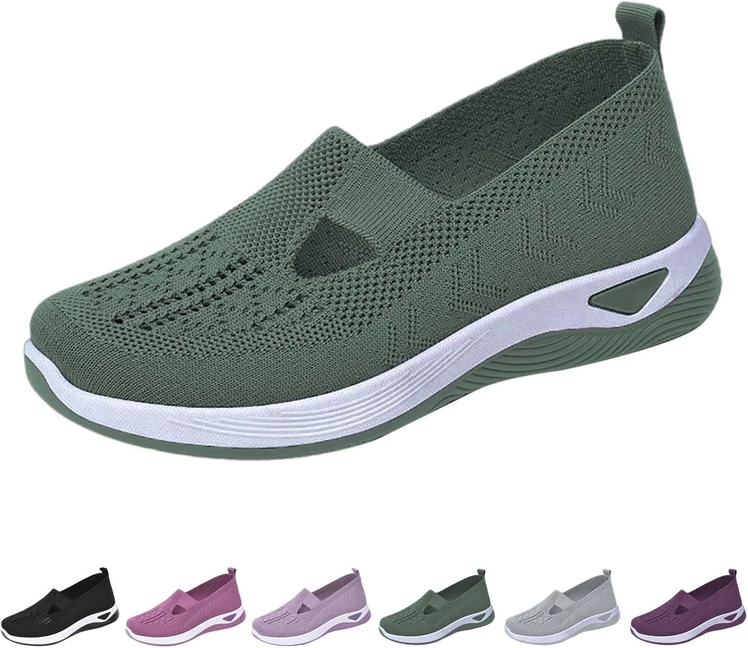 Women's Woven Orthopedic Breathable Soft Walking Womens Tennis Shoes Lether Shoes Dressy Casual Walking Sneakers Waterproof Tennis Shoe Loafers Shoe