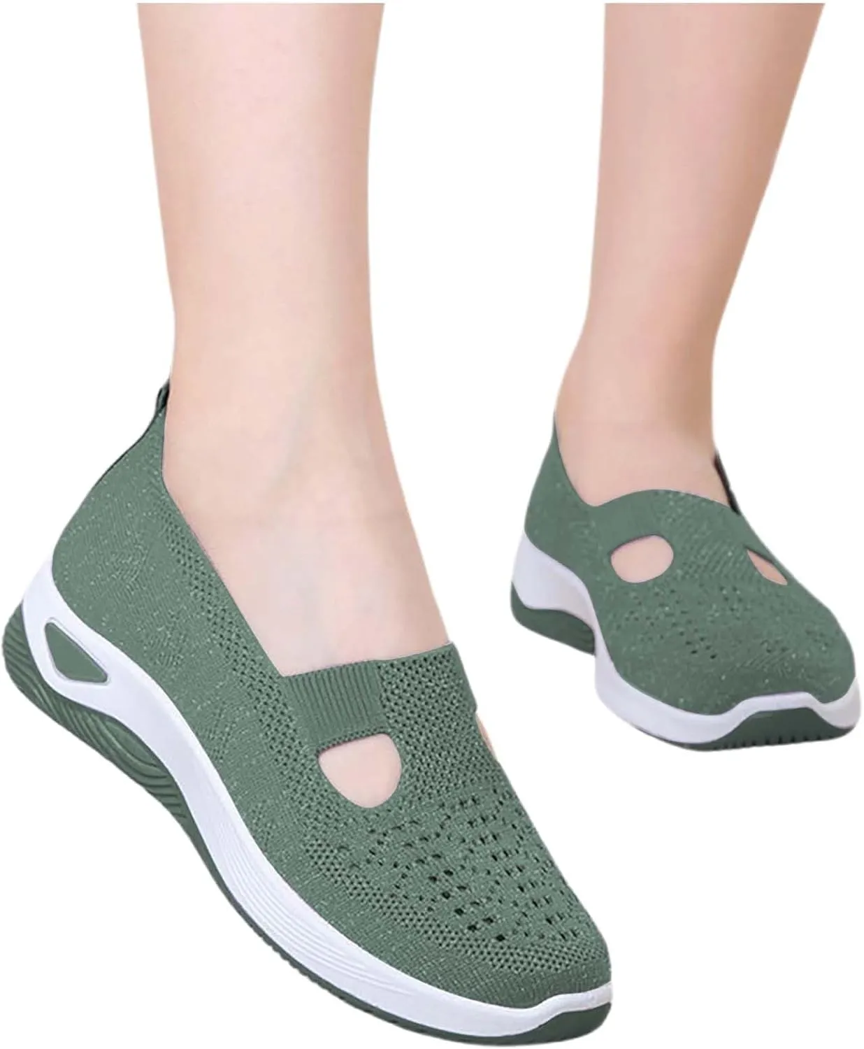 Women's Woven Orthopedic Breathable Soft Walking Womens Tennis Shoes Lether Shoes Dressy Casual Walking Sneakers Waterproof Tennis Shoe Loafers Shoe